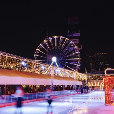 Outside Ice skating rink